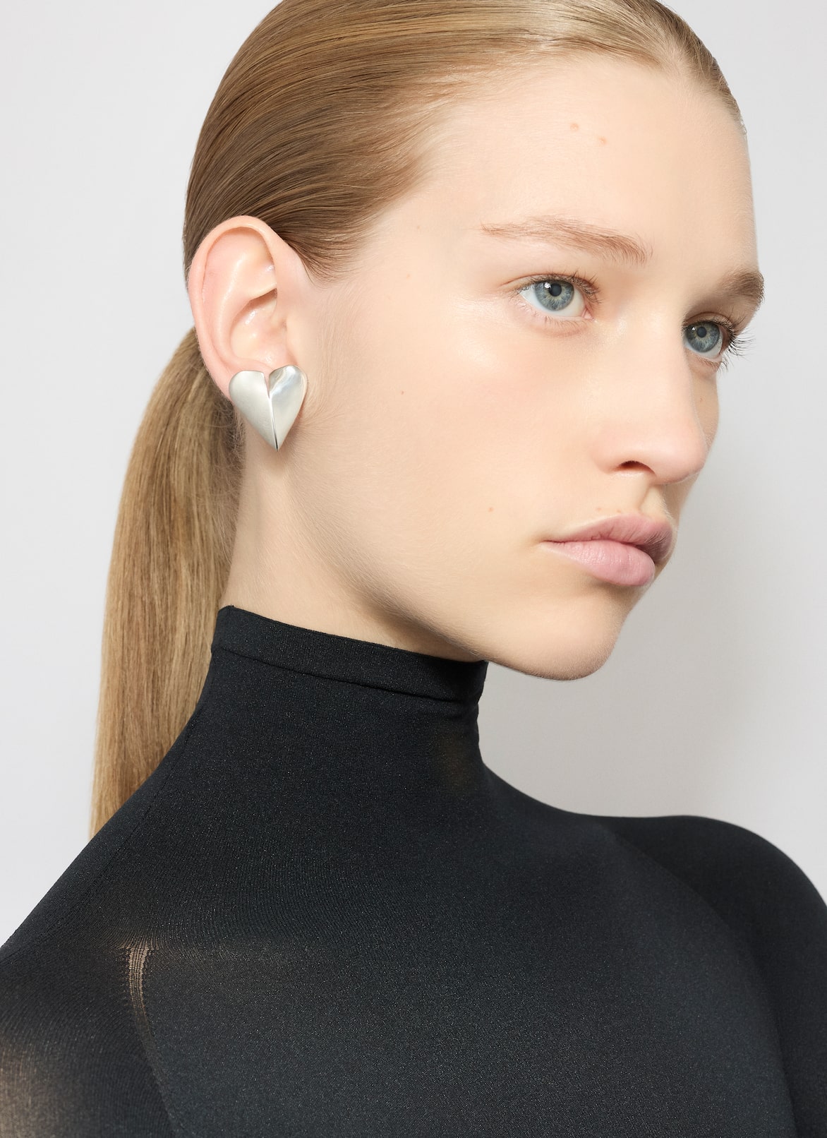 LE CŒUR MINI TORN EARRINGS ALAÏA SILVER LE CŒUR MINI TORN EARRINGS